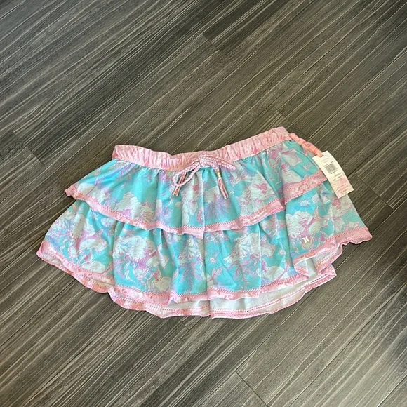 LoveShackFancy x Hurley Under The Sea Tiered Mini Skirt - Picture 7 of 13